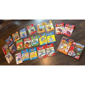 Huge Lot LeapPad Cartridges Games Books